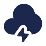 Cloud Bolt SVG Icon